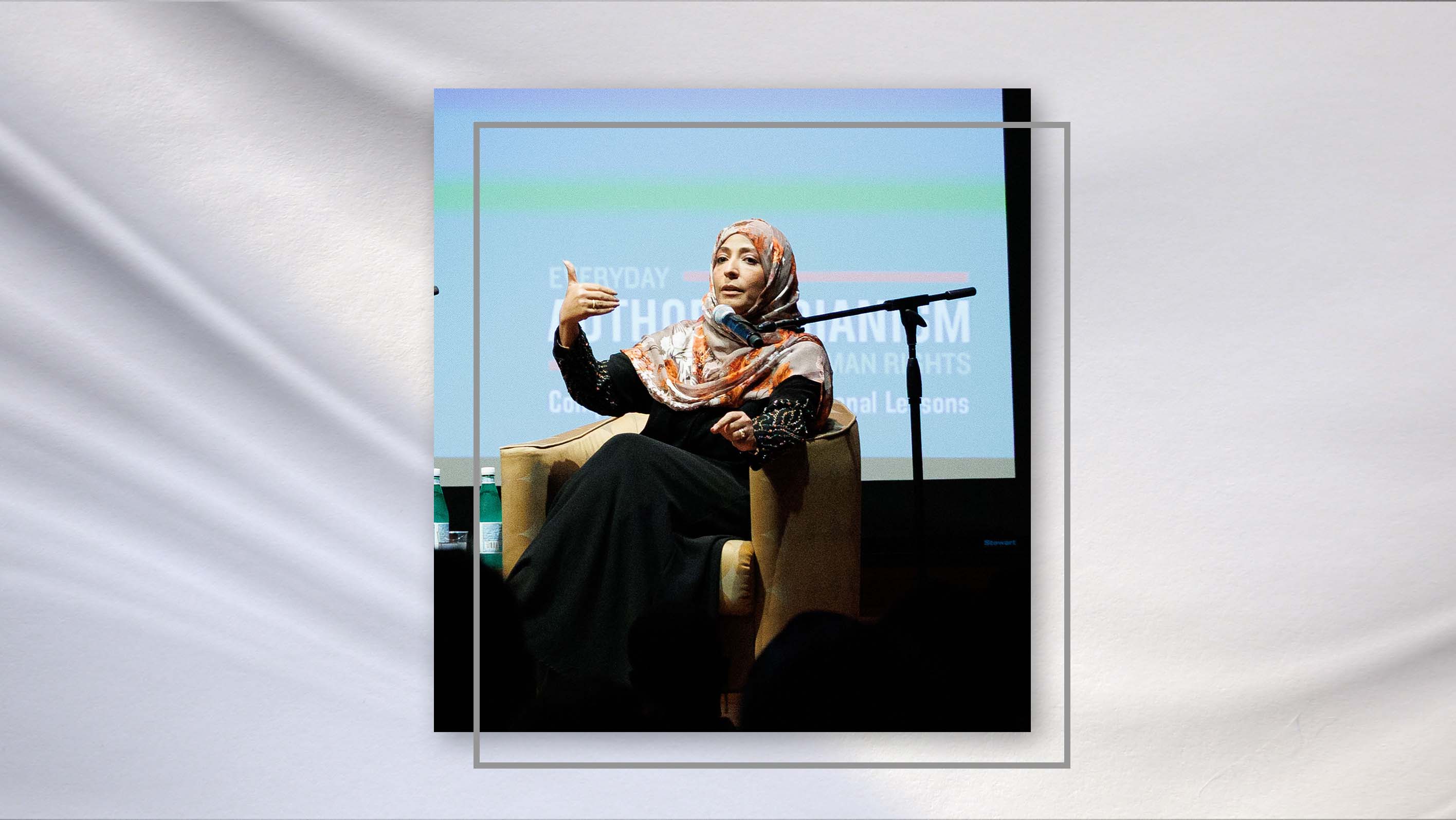 Tawakkol Karman speech on Authoritarianism and Human Rights: Comparative and Transnational Lessons - New York
